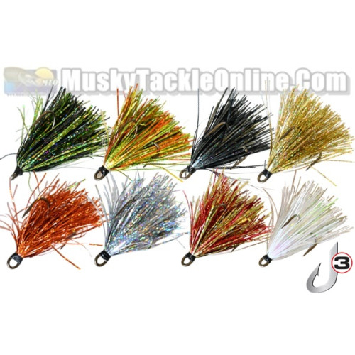 J3 Tackle's Eagle Claw - 774 - 5/0 - Dressed Treble Hook - Musky